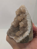 Natural Amethyst Druzy Cluster | Healing Crystal Geode Display Piece