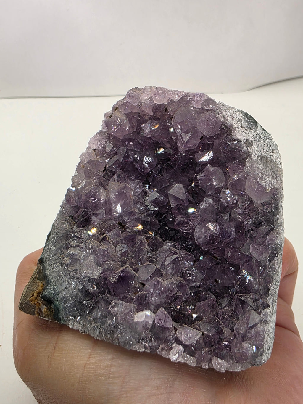 Raw Amethyst Crystal Cluster | Rich Purple Geode Statement Piece