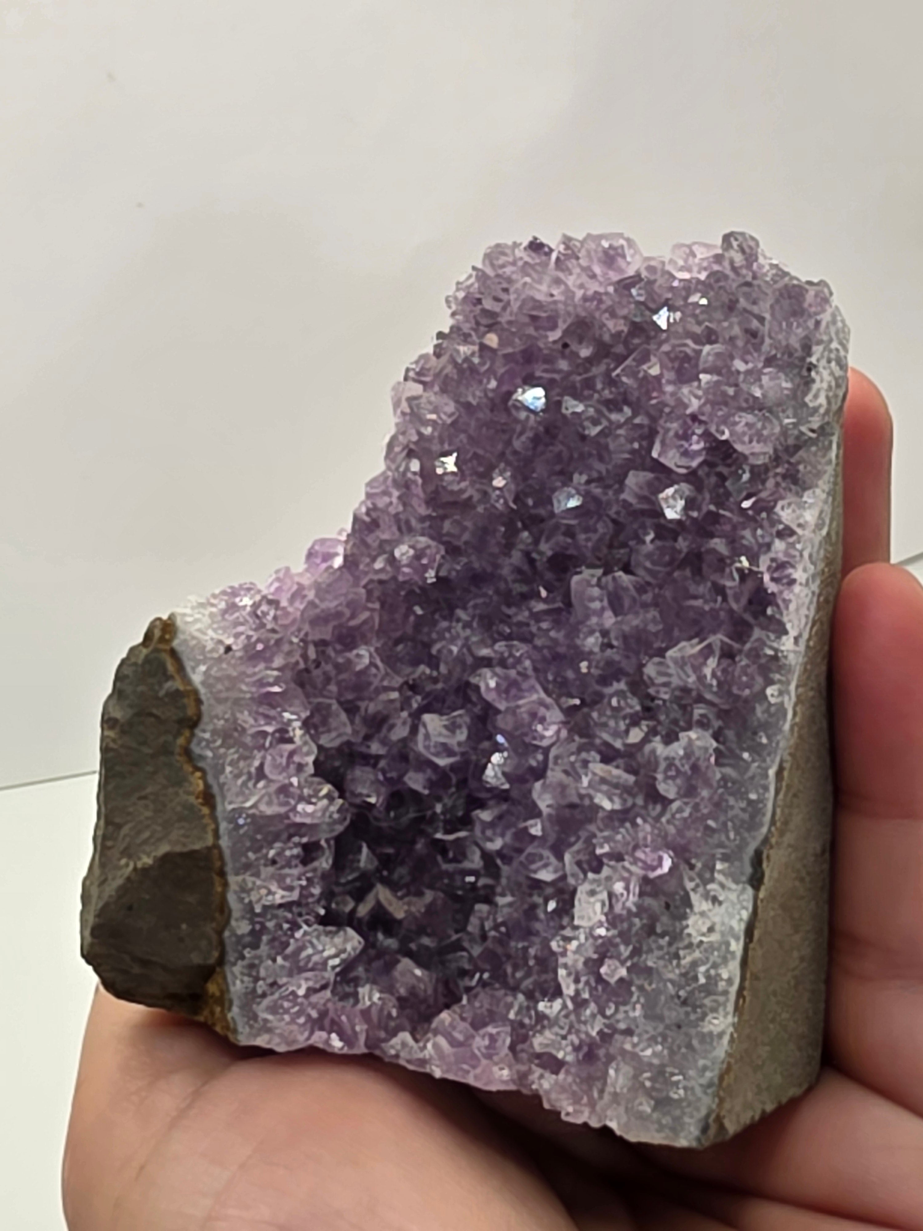 Lavender Amethyst Crystal Cluster | Natural Druzy Geode Piece