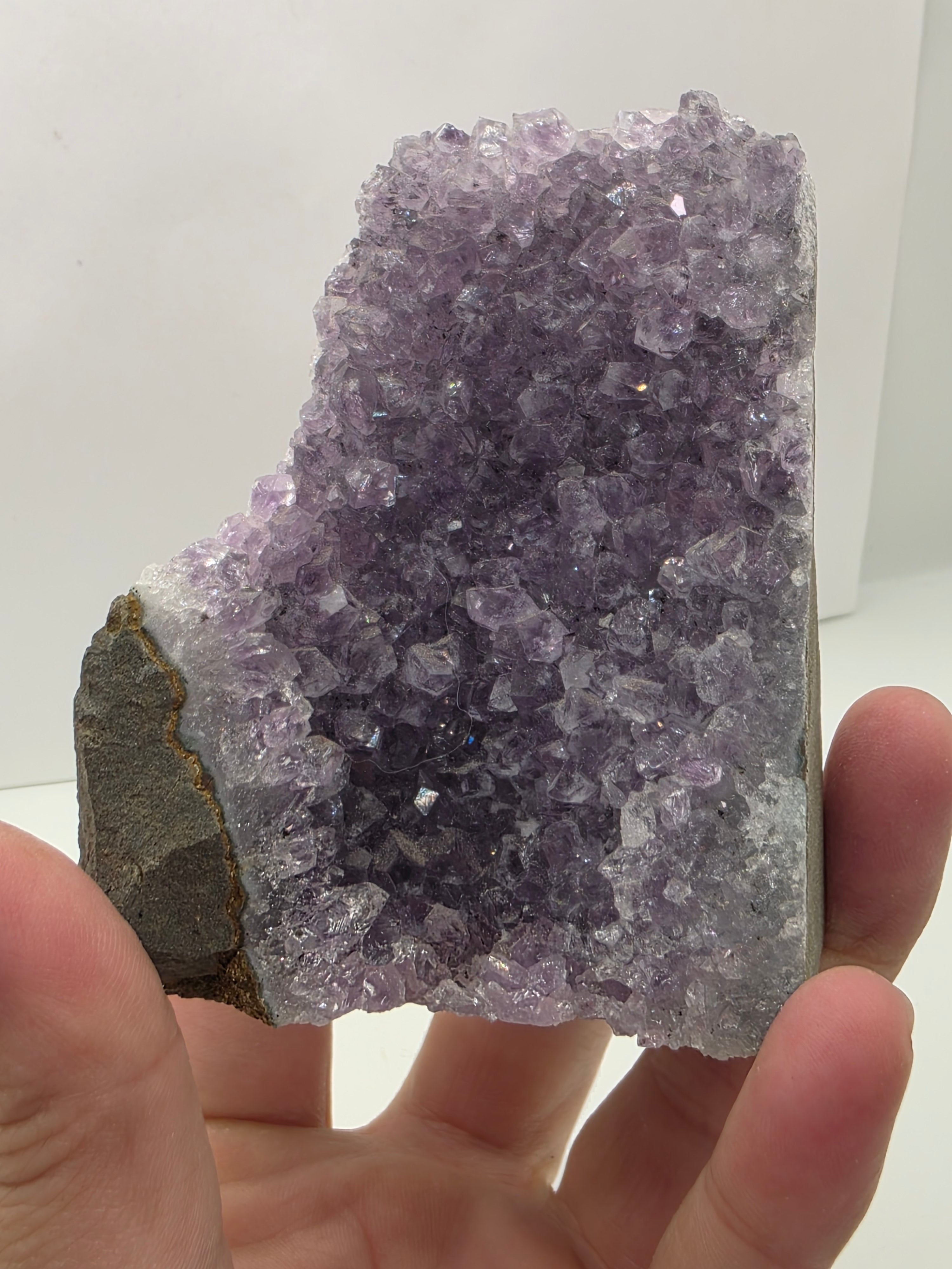 Lavender Amethyst Crystal Cluster | Natural Druzy Geode Piece