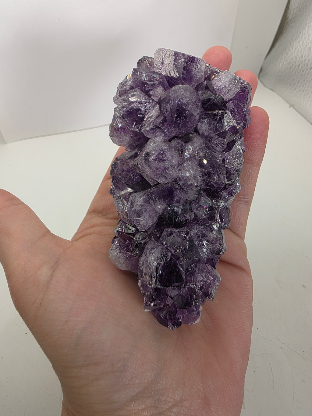 Amethyst Crystal Cluster | Chunky Raw Points Statement Piece