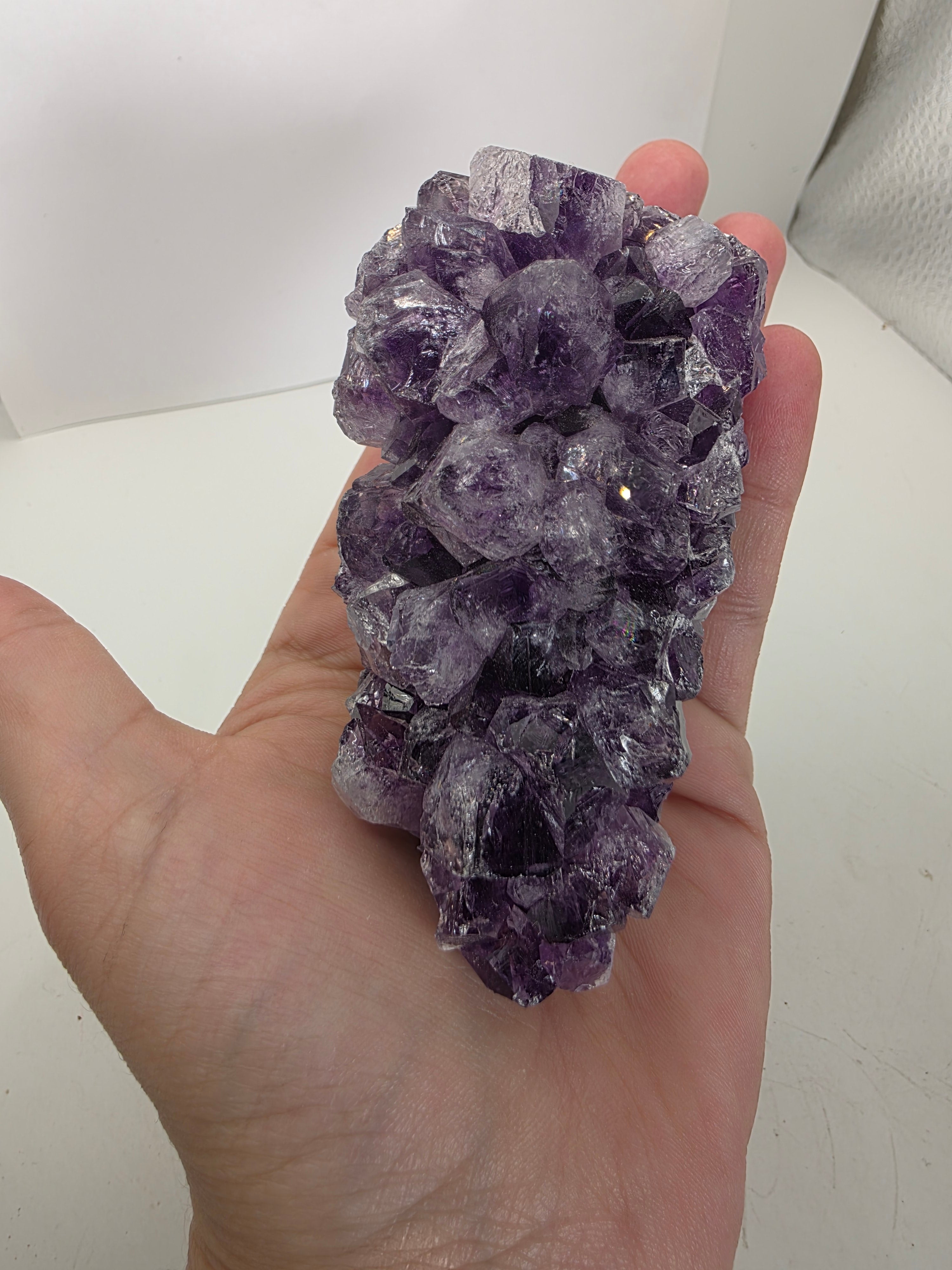 Amethyst Crystal Cluster | Chunky Raw Points Statement Piece