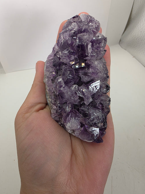 Amethyst Crystal Cluster | Chunky Raw Points Statement Piece