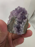 Amethyst Cluster with Natural Inclusions | Raw Crystal Geode Specimen