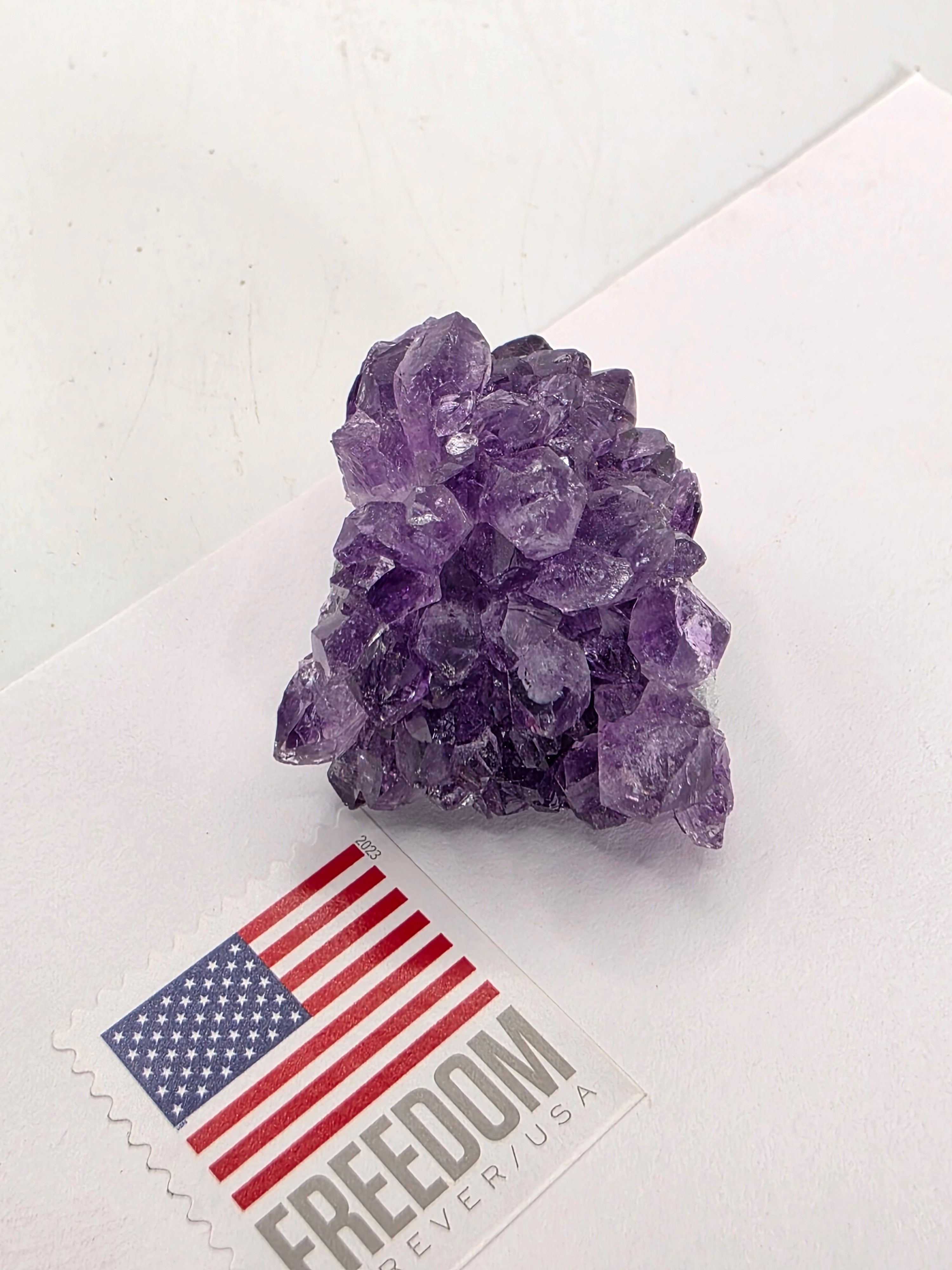 Premium Mini Amethyst Cluster | Raw Crystal Collector Piece