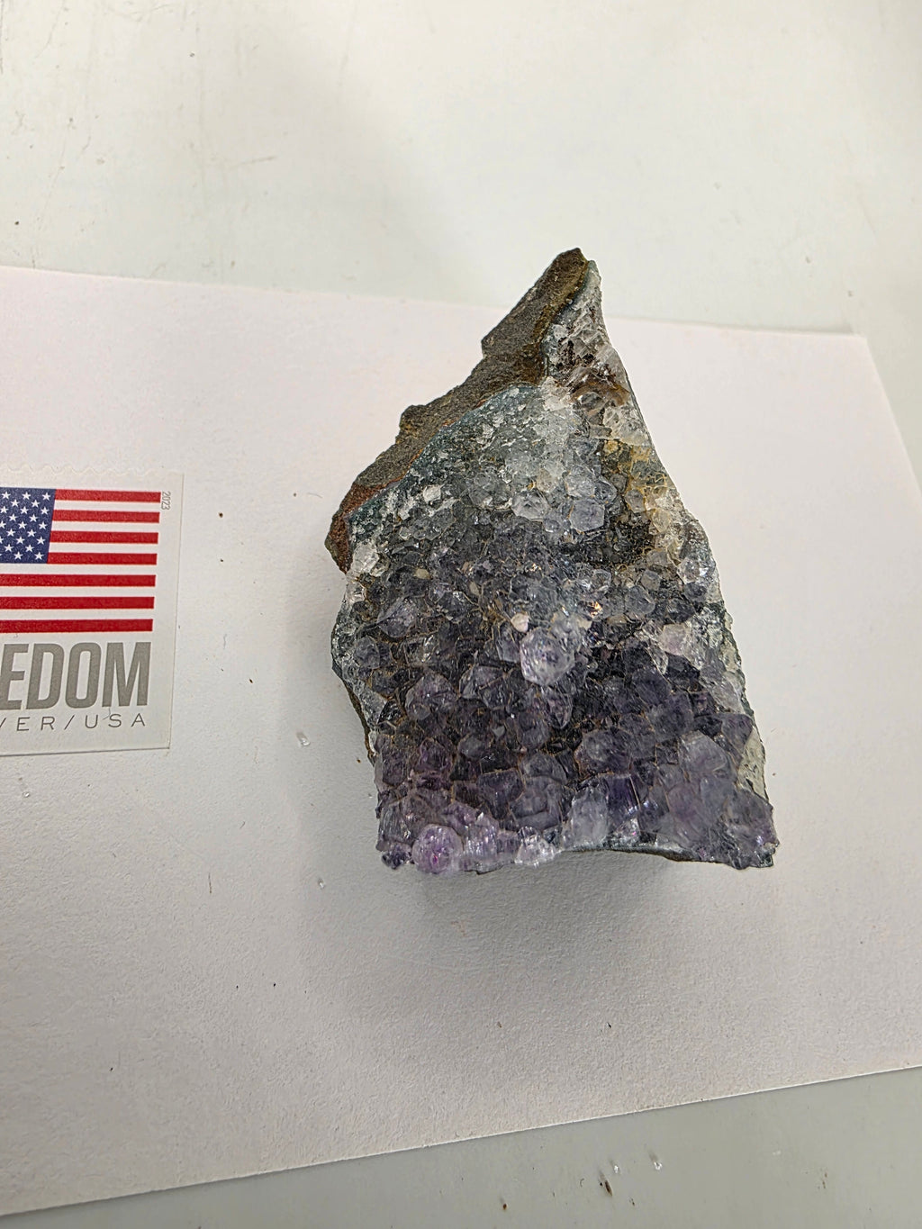 Amethyst Crystal Cluster – Raw Amethyst Geode | Natural Healing Crystal Décor | Purple Quartz Stone