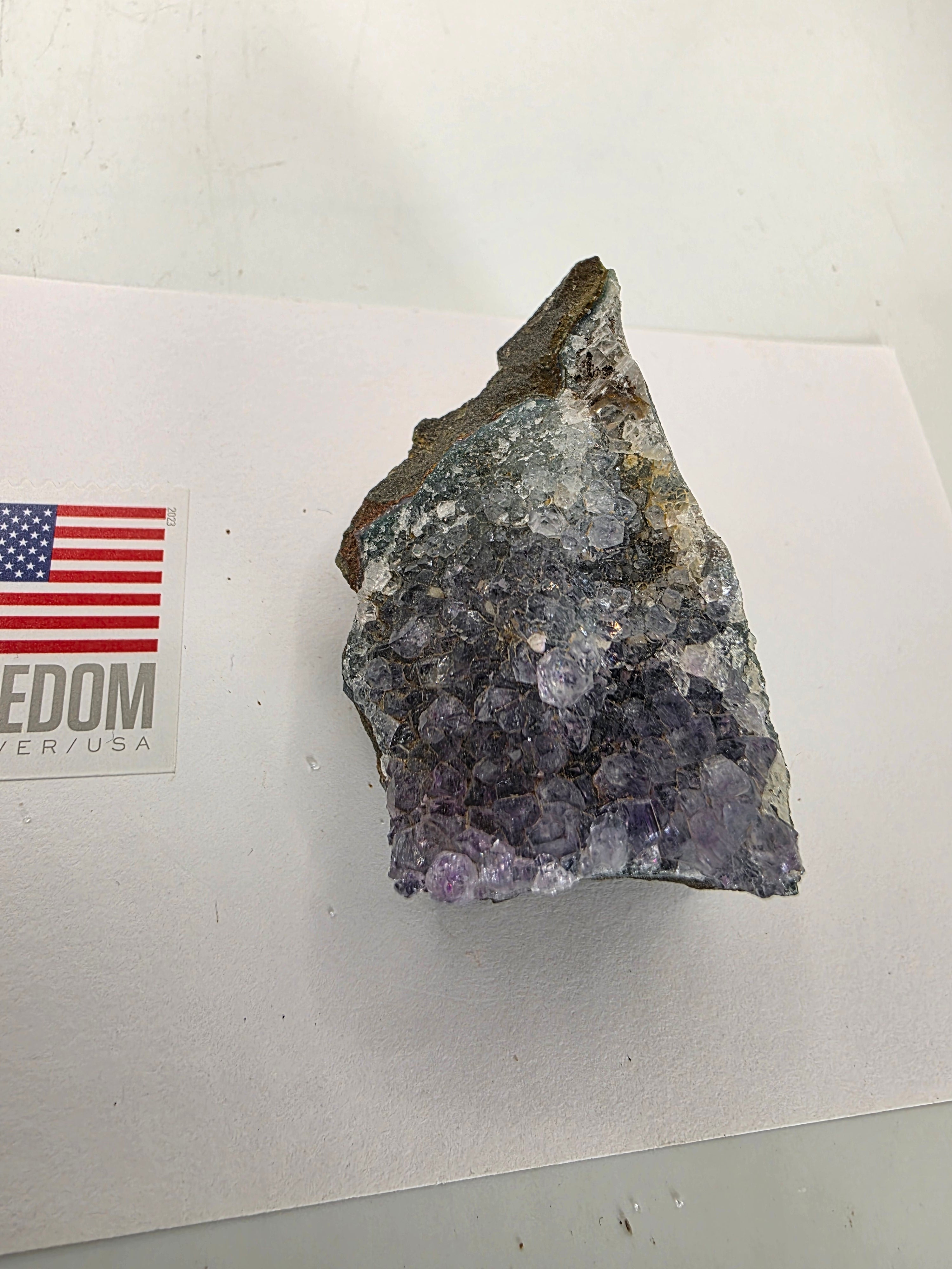 Amethyst Crystal Cluster – Raw Amethyst Geode | Natural Healing Crystal Décor | Purple Quartz Stone