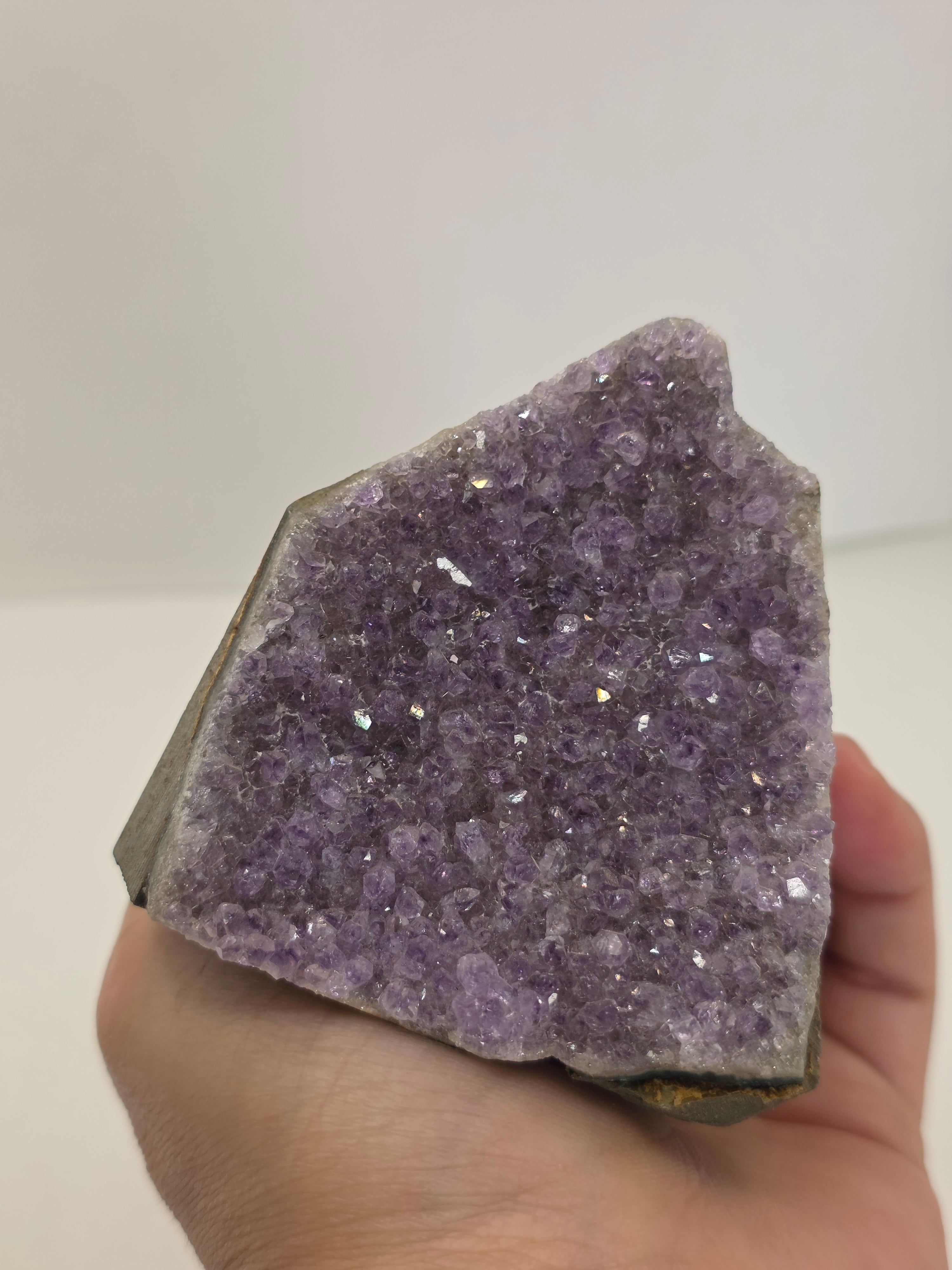 Raw Amethyst Crystal Cluster – Deep Purple Amethyst Geode | Natural Healing Crystal | Home Décor Stone