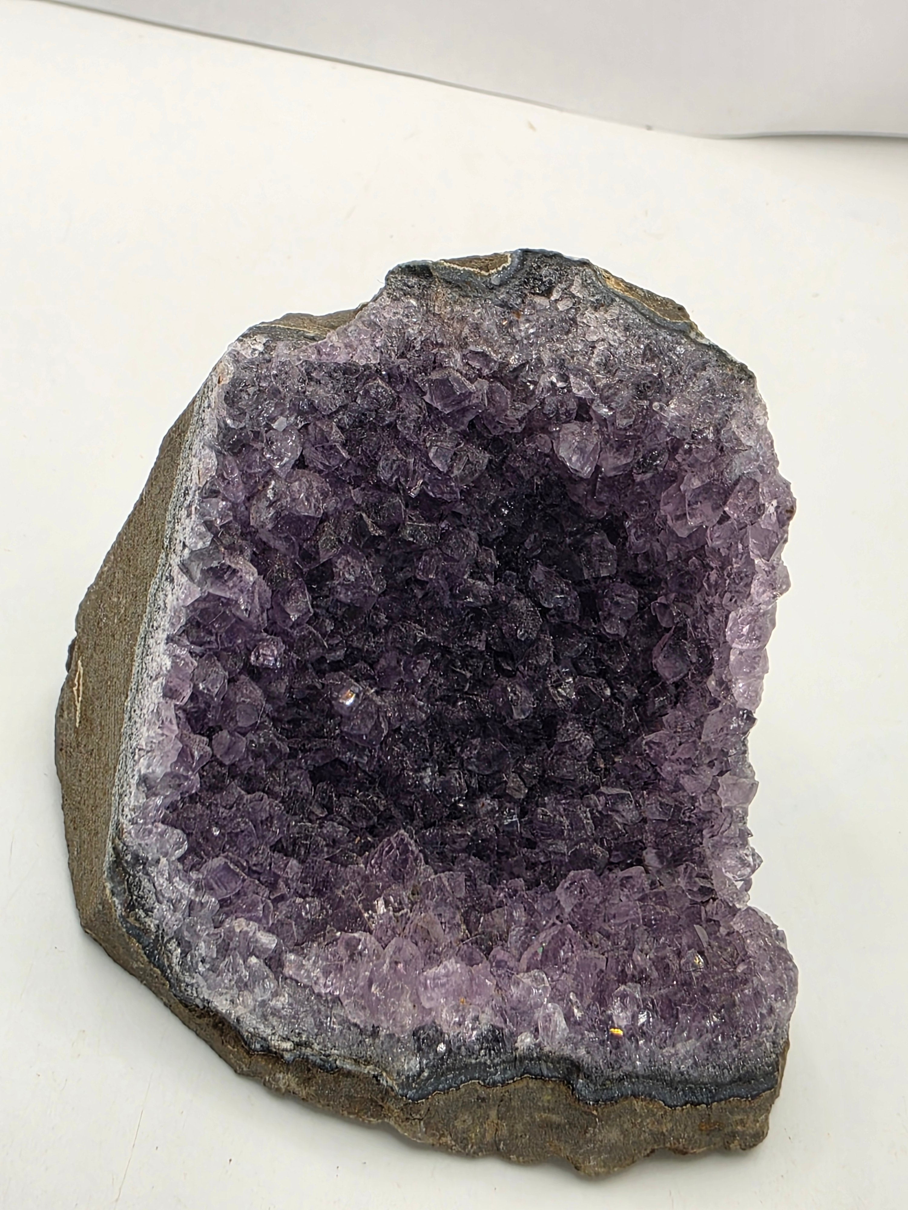Large Amethyst Geode – Deep Purple Crystal Cluster | Natural Amethyst Cave | Healing Crystal Décor