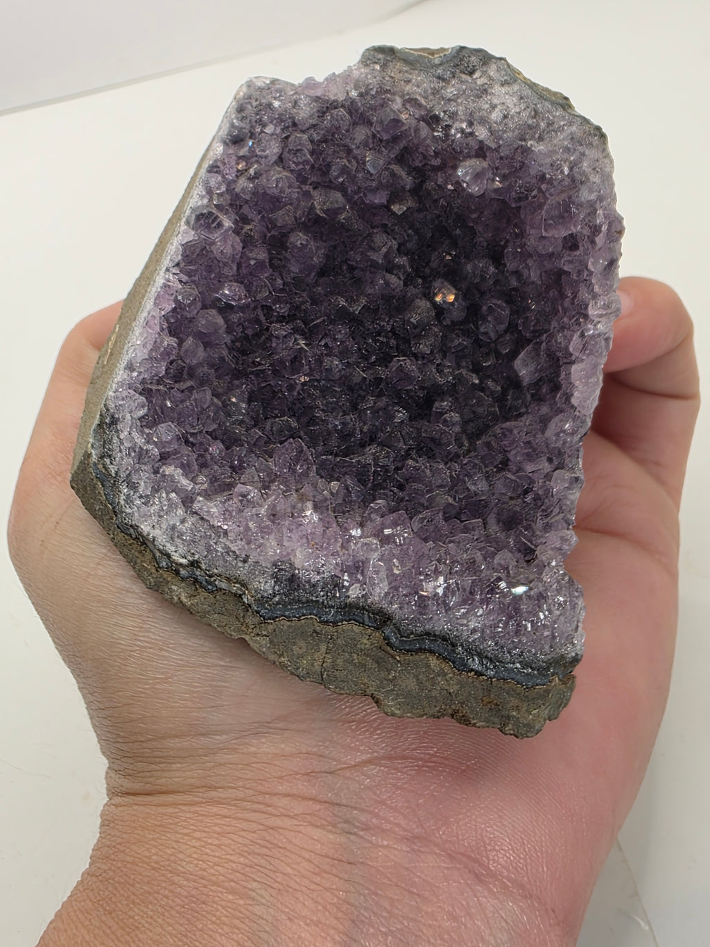 Large Amethyst Geode – Deep Purple Crystal Cluster | Natural Amethyst Cave | Healing Crystal Décor
