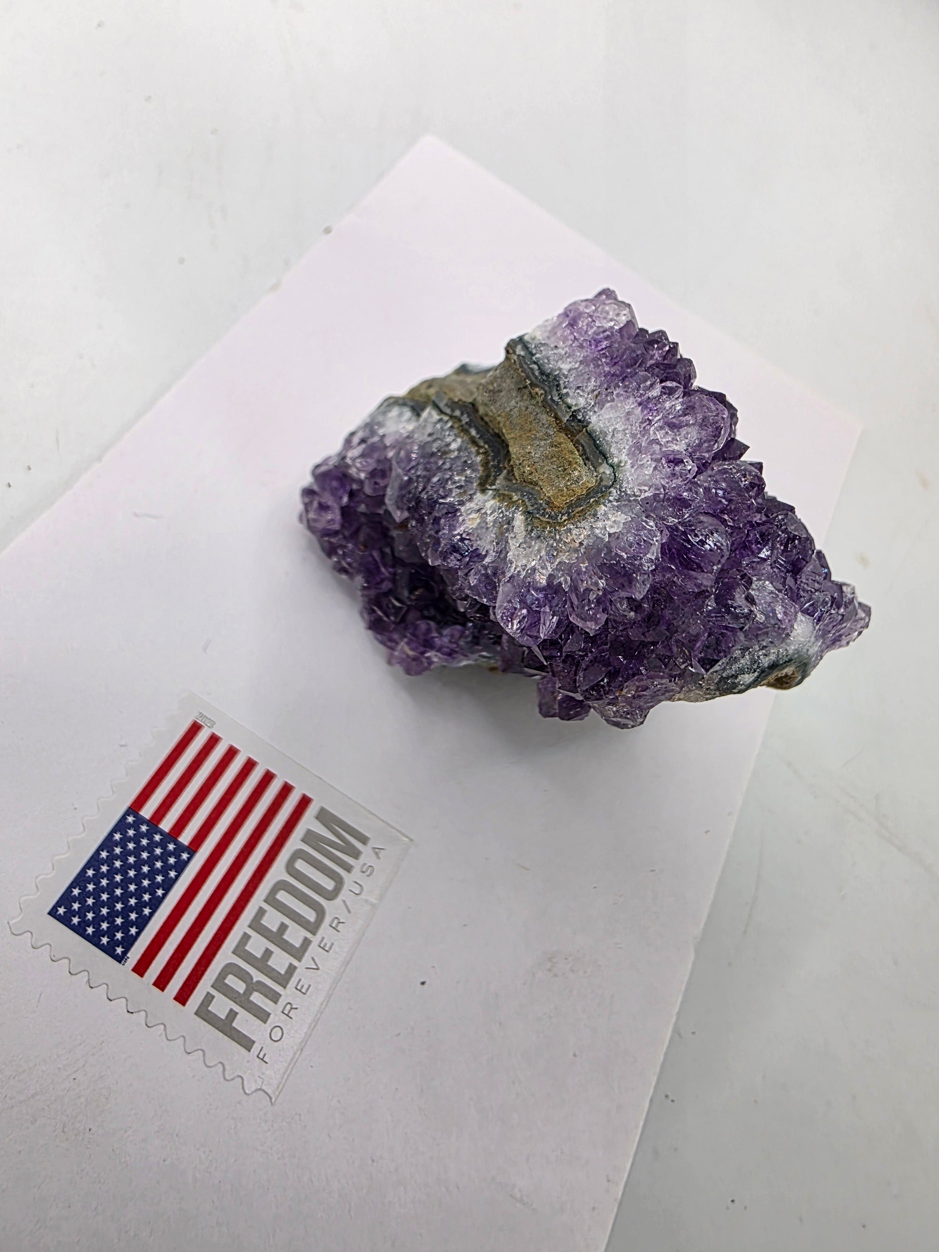 Amethyst Crystal Cluster – Raw Amethyst Geode | Natural Healing Crystal Décor | Purple Quartz Stone