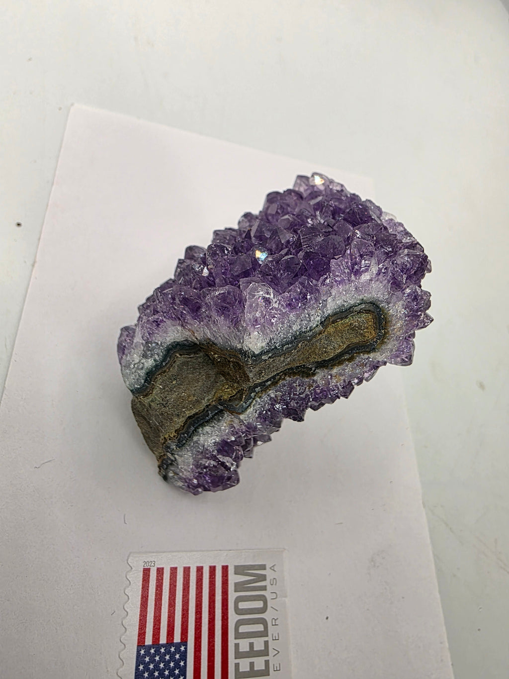 Amethyst Crystal Cluster – Raw Amethyst Geode | Natural Healing Crystal Décor | Purple Quartz Stone