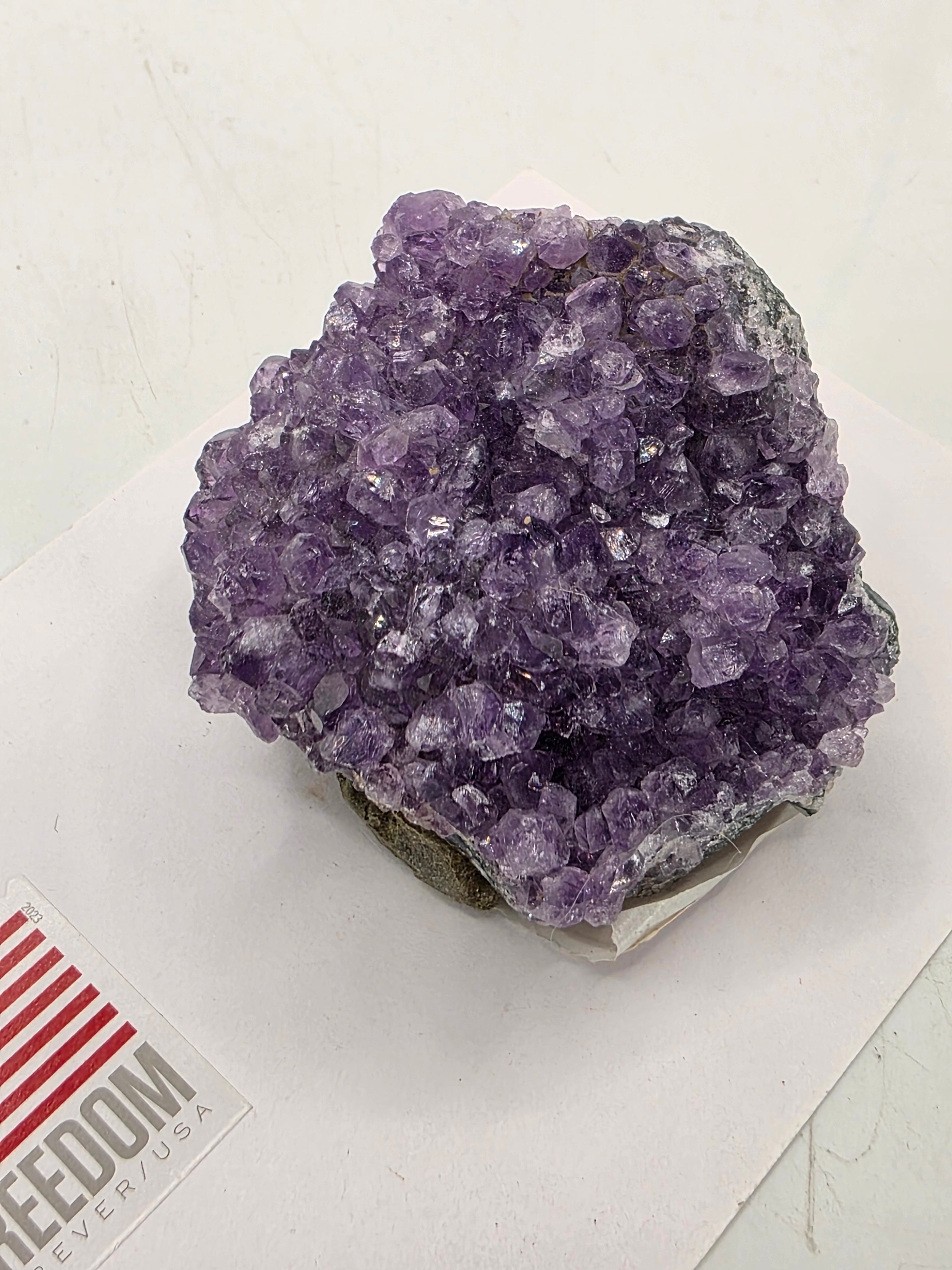 Amethyst Crystal Cluster – Raw Amethyst Geode | Natural Healing Crystal Décor | Purple Quartz Stone