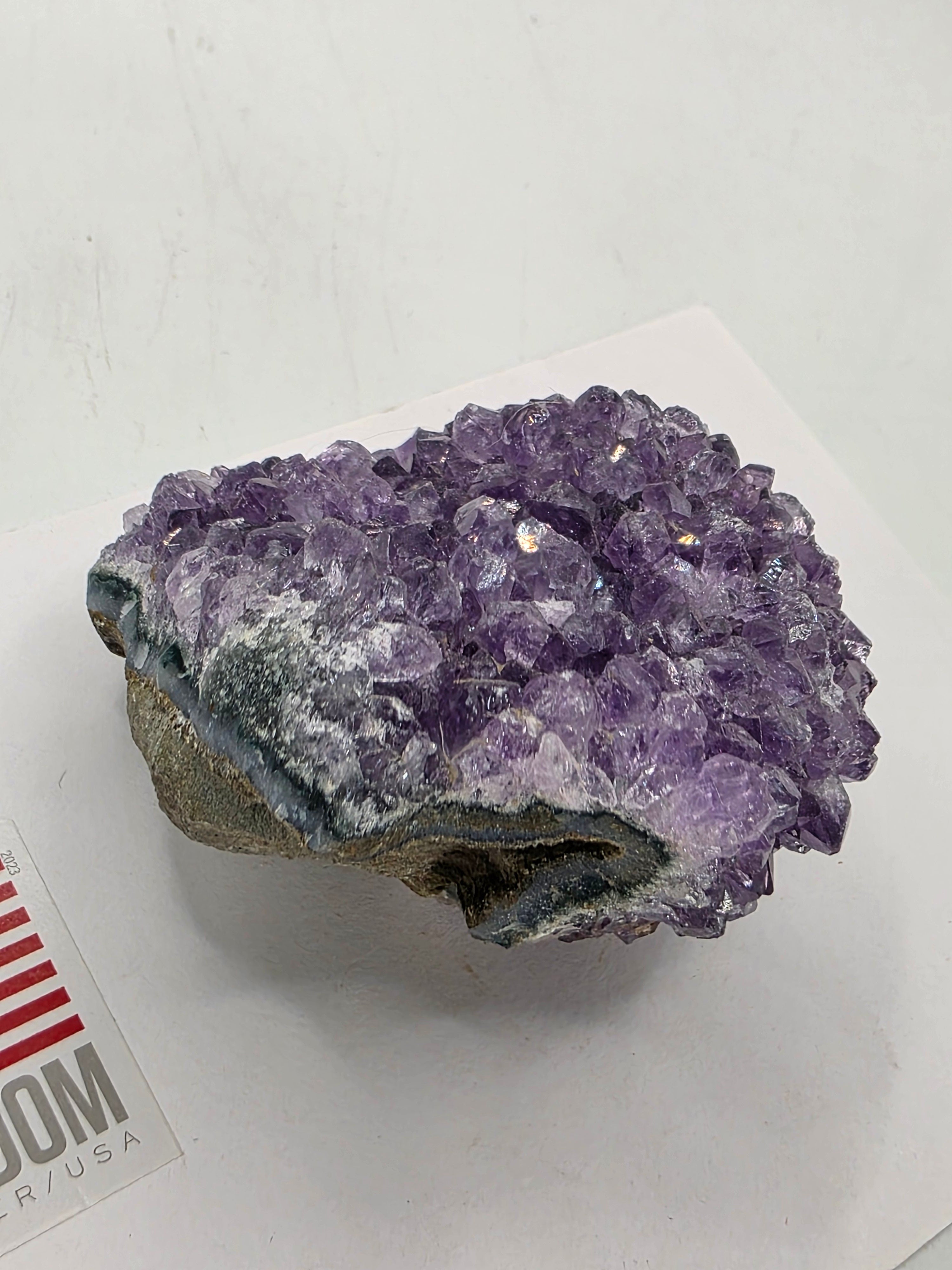 Amethyst Crystal Cluster – Raw Amethyst Geode | Natural Healing Crystal Décor | Purple Quartz Stone