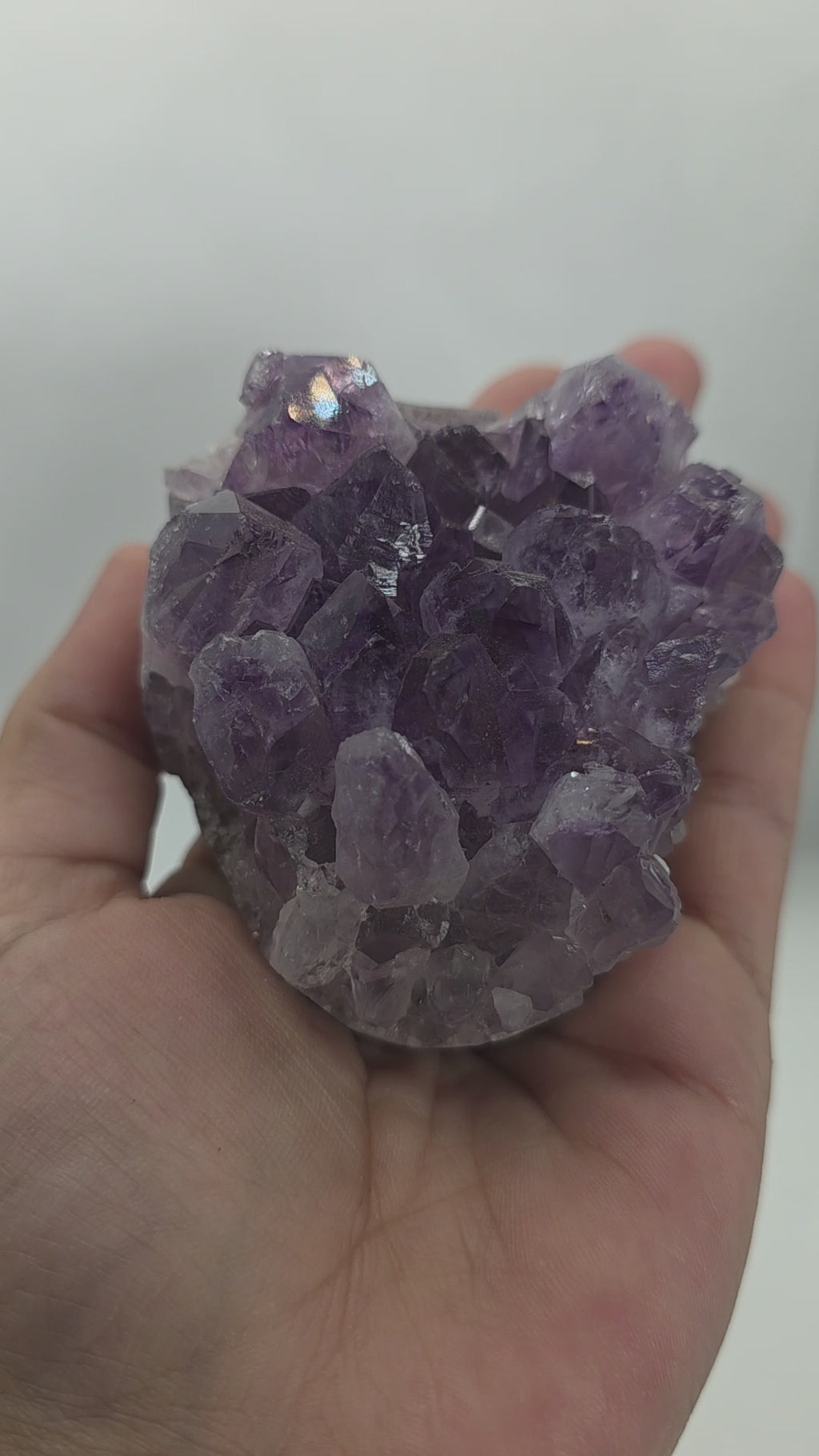 Amethyst Crystal Cluster | Natural Purple Amethyst Geode for Home Decor & Energy Healing