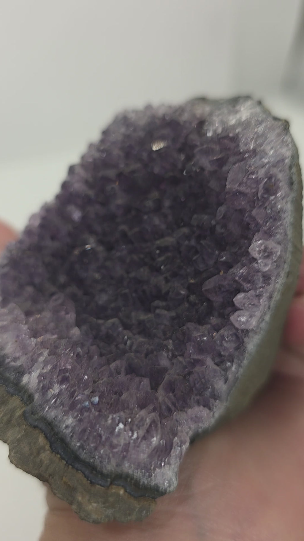 Large Amethyst Geode – Deep Purple Crystal Cluster | Natural Amethyst Cave | Healing Crystal Décor