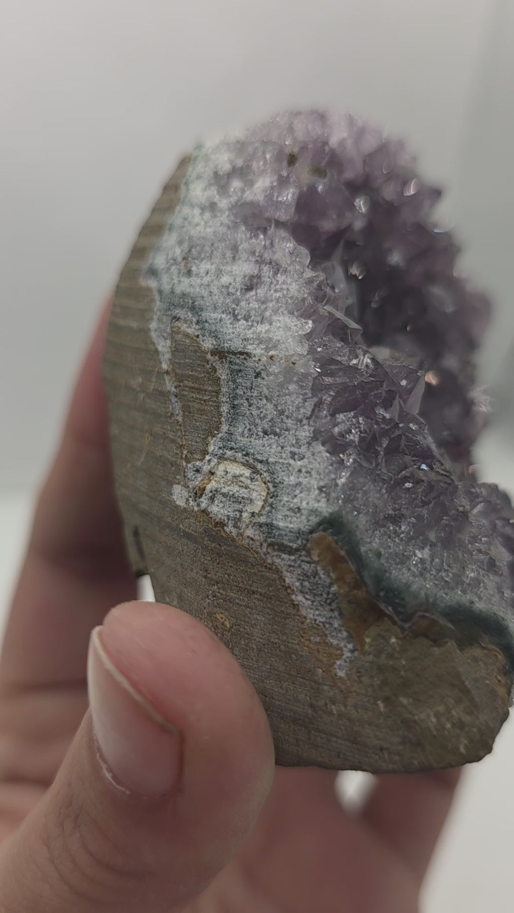 Raw Amethyst Crystal Cluster | Rich Purple Geode Statement Piece