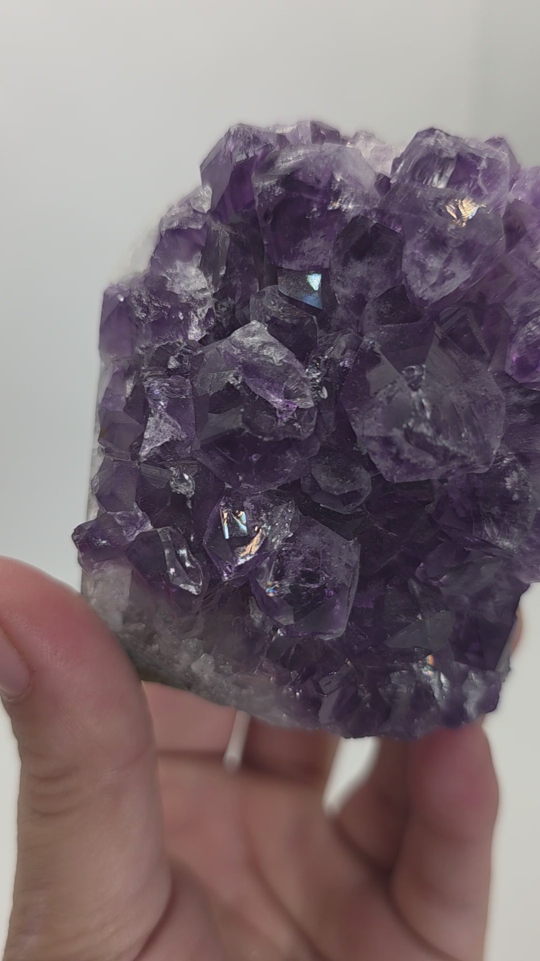 Amethyst Crystal Cluster | Natural Purple Amethyst Geode for Home Decor & Energy Healing