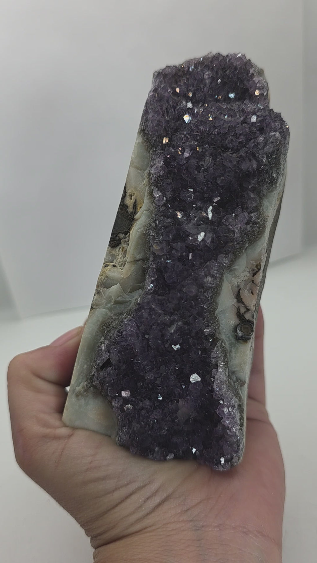 Amethyst Crystal Cluster | Natural Purple Amethyst Geode for Home Decor & Energy Healing