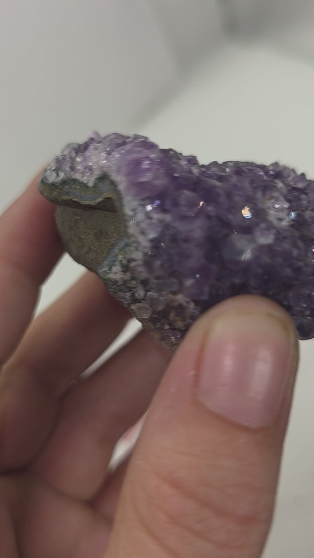 Amethyst Crystal Cluster – Raw Amethyst Geode | Natural Healing Crystal Décor | Purple Quartz Stone