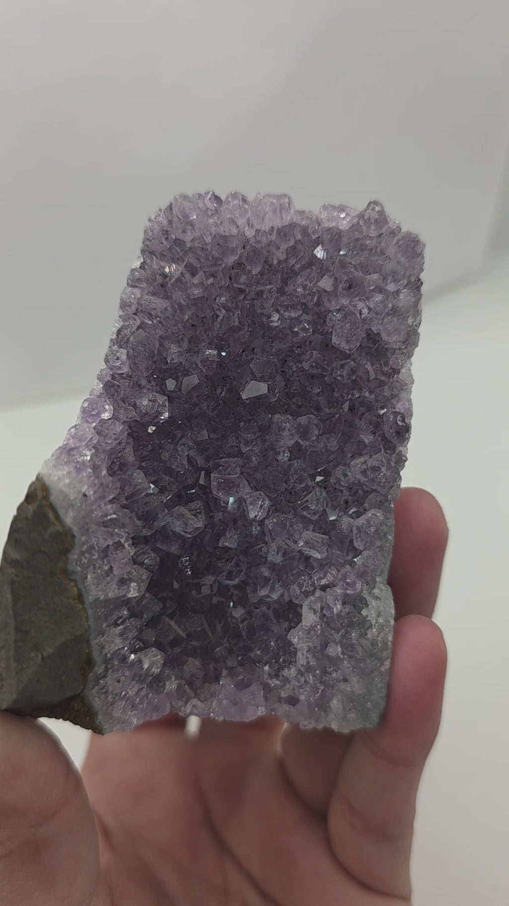 Lavender Amethyst Crystal Cluster | Natural Druzy Geode Piece